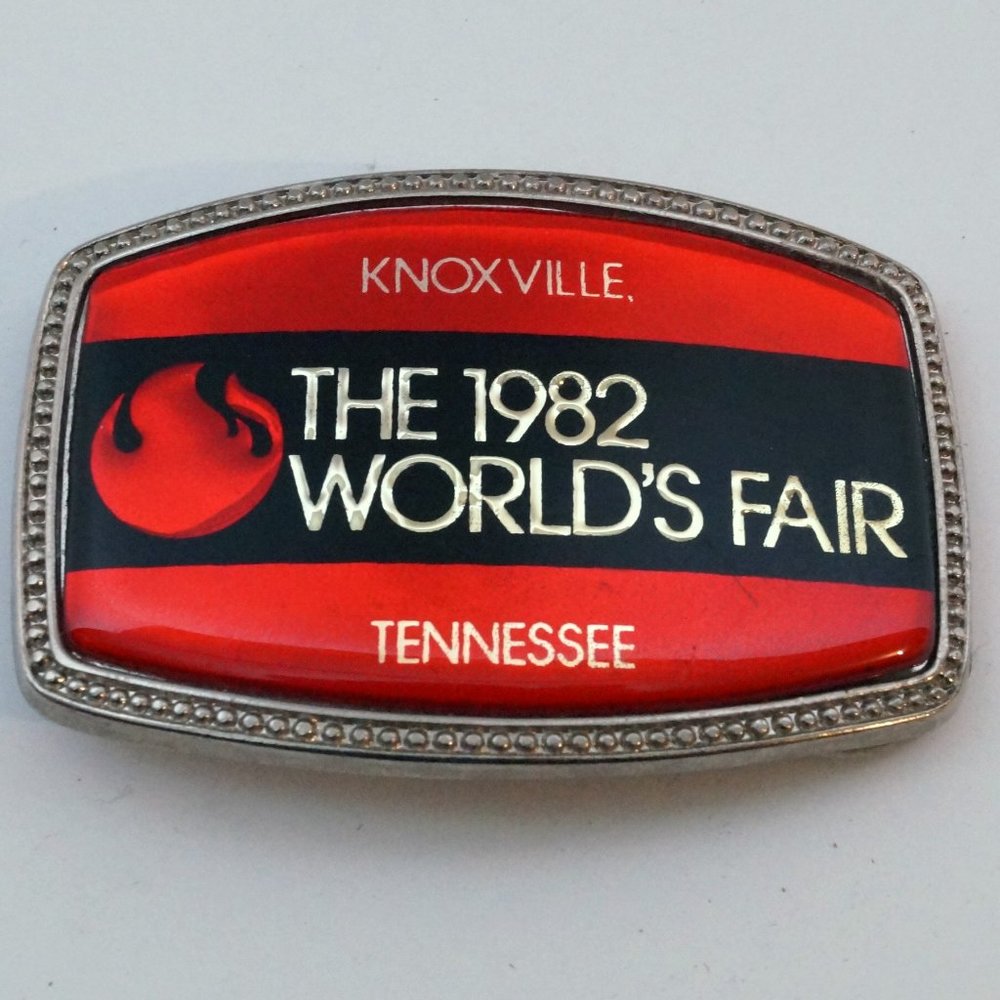 Vintage 1982 World's Fair Belt Buckle